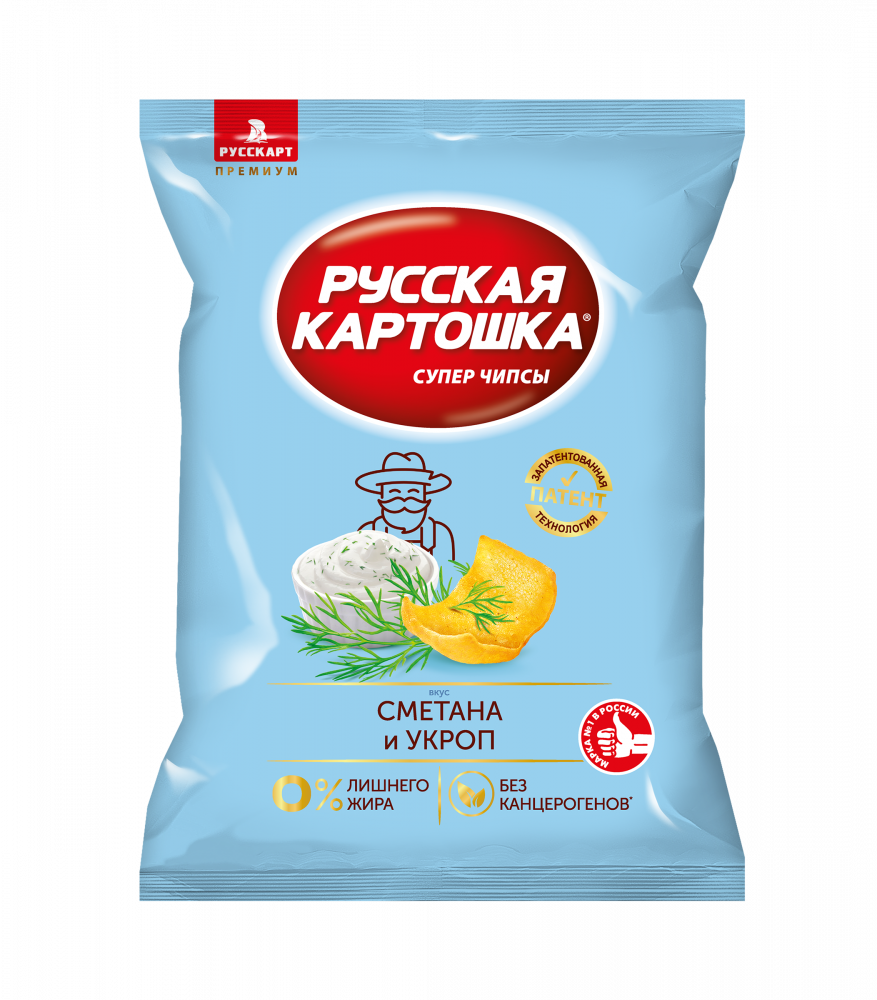 Фермерская сметана и укроп